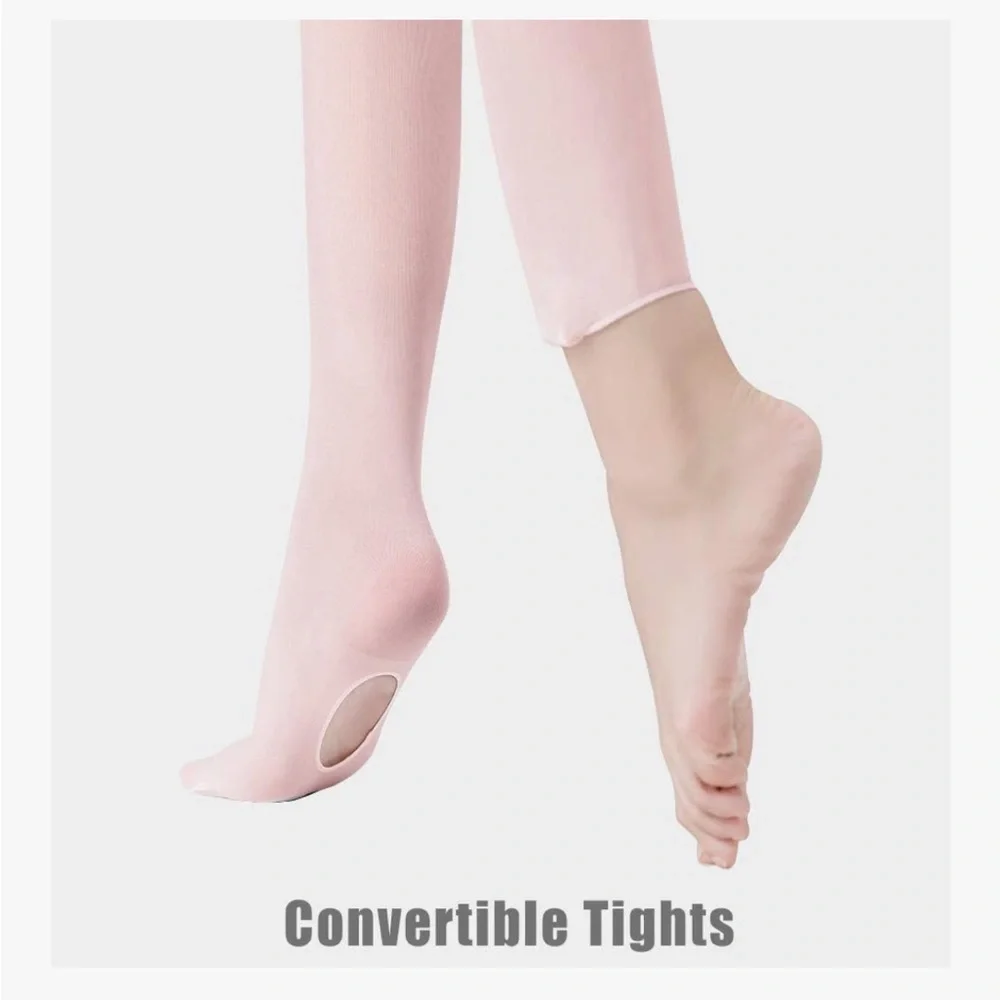 Pink Convertible Tights - Picture 3 of 6